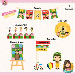 Kit Mesversário Chaves