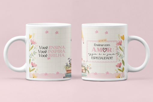 Kit Caixa Envelope com Caneca Dia dos Professores - Imagem 5