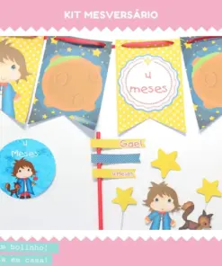 Kit Mesversário Menino Semestral