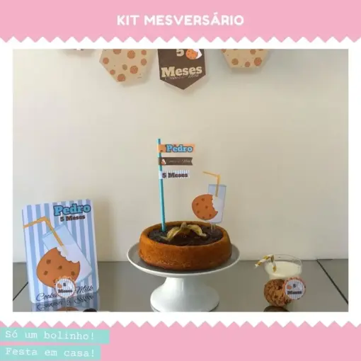 Kit Mesversário Menino Semestral
