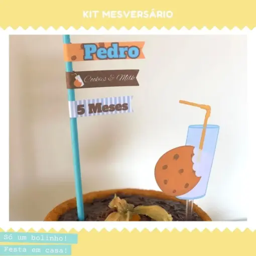Kit Mesversário Menino Semestral