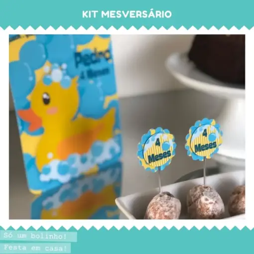 Kit Mesversário Menino Semestral