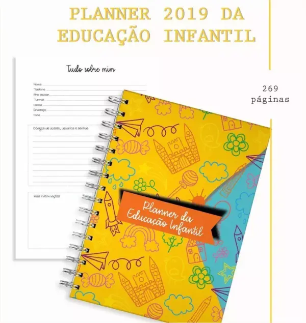 Imagem do planner educação infantil.