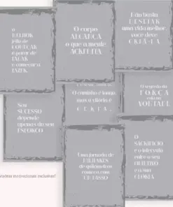 Planner Fitness personalizado aberto, mostrando detalhes internos.