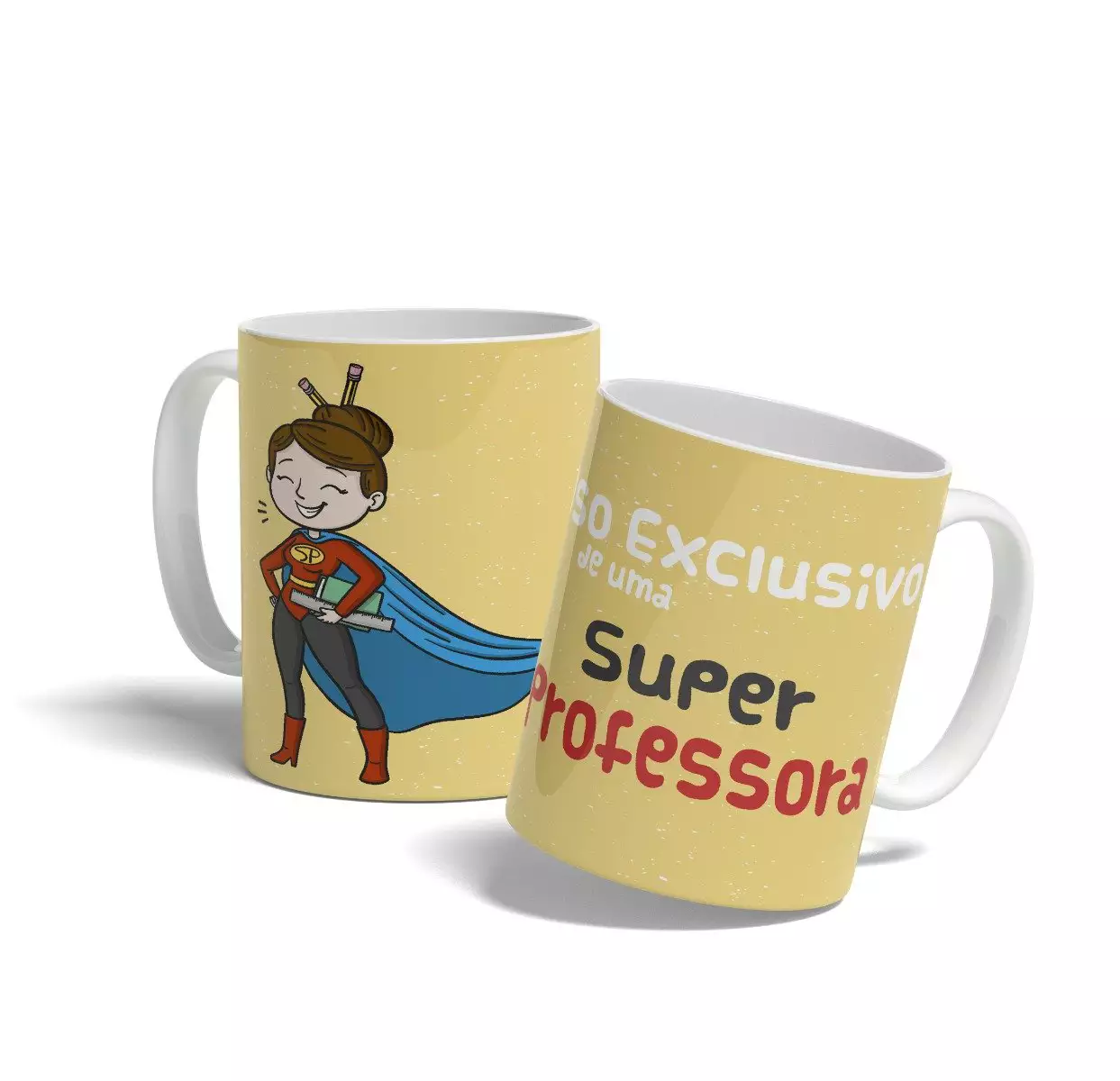 Caneca super professora é uma dica de presente para o dia dos professores