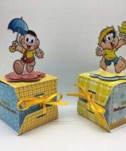 Caixa Cubo Turma da Mônica