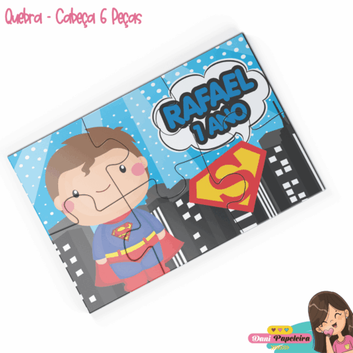 Quebra-Cabeça Personalizado 6 Peças