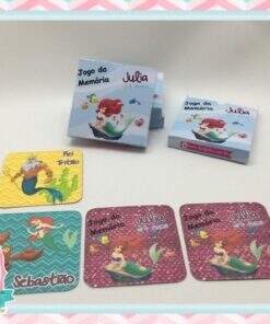Jogo da Memória Pequena Sereia