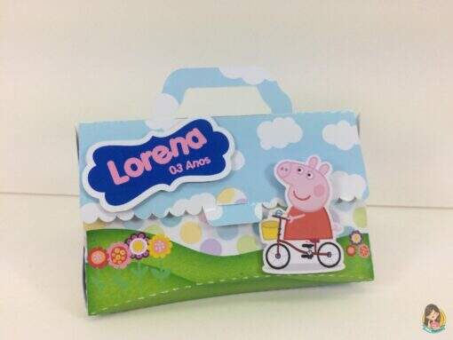 Caixa Box Triangular  Peppa Pig