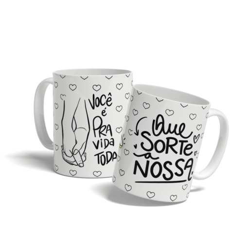 Caneca Que Sorte a Nossa