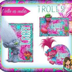 Kit Etiquetas Trolls