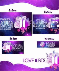 Kit Etiquetas Escolares Bts