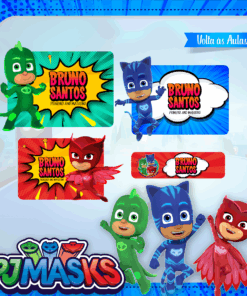 Kit Etiquetas PJ Masks