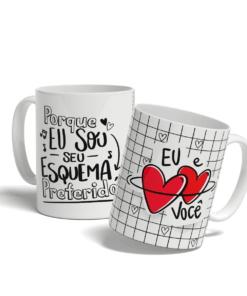 Caneca Eu Sou Seu Esquema Preferido