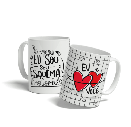 Caneca Eu Sou Seu Esquema Preferido