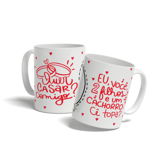 Caneca Quer Casar Comigo