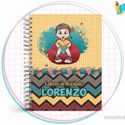 Caderno de Atividades Infantil Menino