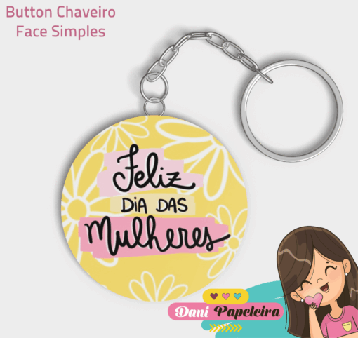 Button Chaveiro
