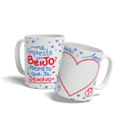 Caneca Me Empresta Um Beijo
