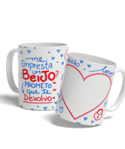 Caneca Me Empresta Um Beijo