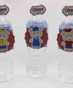 Rótulo Para Água Os Três Porquinhos