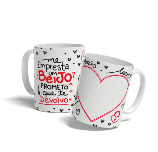 Caneca Me Empresta Um Beijo