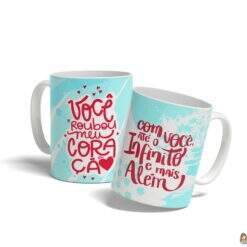 Caneca Você Roubou Meu Coração