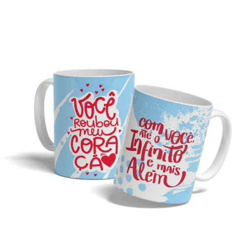 Caneca Você Roubou Meu Coração