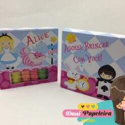 Massinha Personalizada Alice no País das Maravilhas