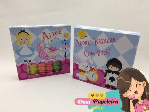Massinha Personalizada Alice no País das Maravilhas