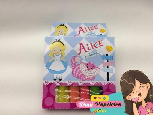 Massinha Personalizada Alice no País das Maravilhas - Imagem 2