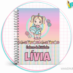 Caderno de Atividades Infantil Menina