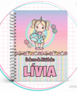 Caderno de Atividades Infantil Menina