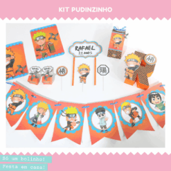 kit festa infantil tema pudinzinho