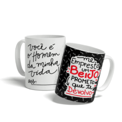 Caneca Me Empresta Um Beijo