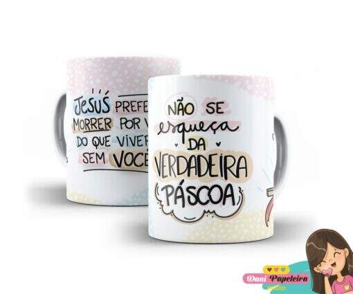 Caneca Personalizada Páscoa