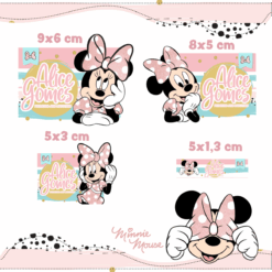 Kit Etiquetas Minnie Rosa