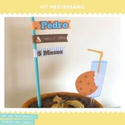 Kit Mesversário Menino Anual