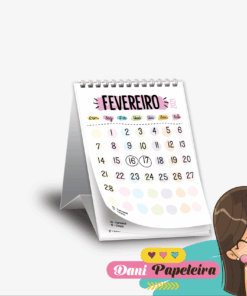 Calendário de Mesa Personalizado