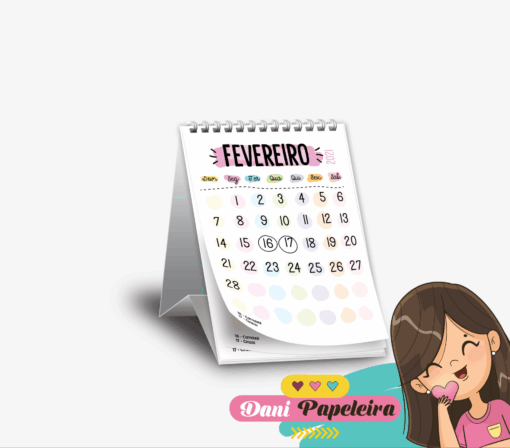 Calendário de Mesa Personalizado