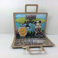 Alternative view of Convite - Safari do Mickey