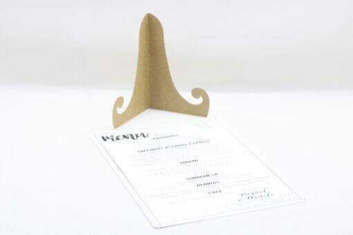 Menu com Suporte – Casamento - Imagem 3