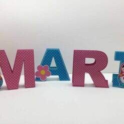 Letras 2d Matrioska