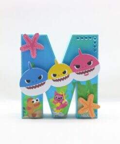 Letras 3d Baby Shark
