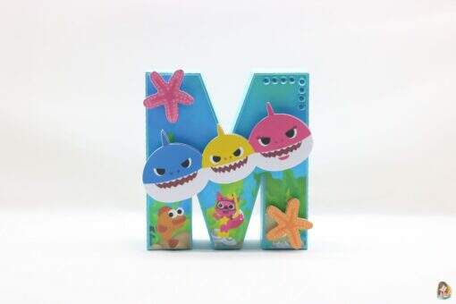 Letras 3d Baby Shark