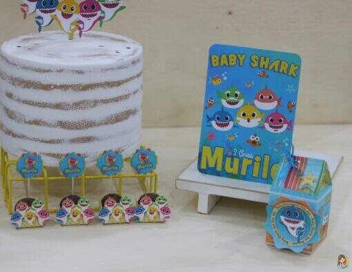 Kit Só um Bolinho Baby Shark - Imagem 2