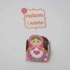 Kit Forminha e Topper Matrioska