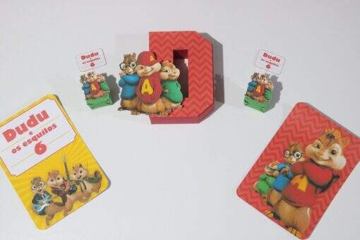 Kit Só Um Bolinho Alvin e os Esquilos - Imagem 5