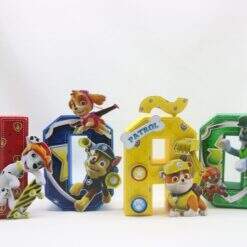 Letras 3d Patrulha Canina