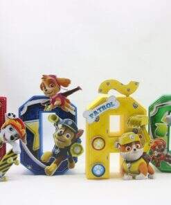 Letras 3d Patrulha Canina